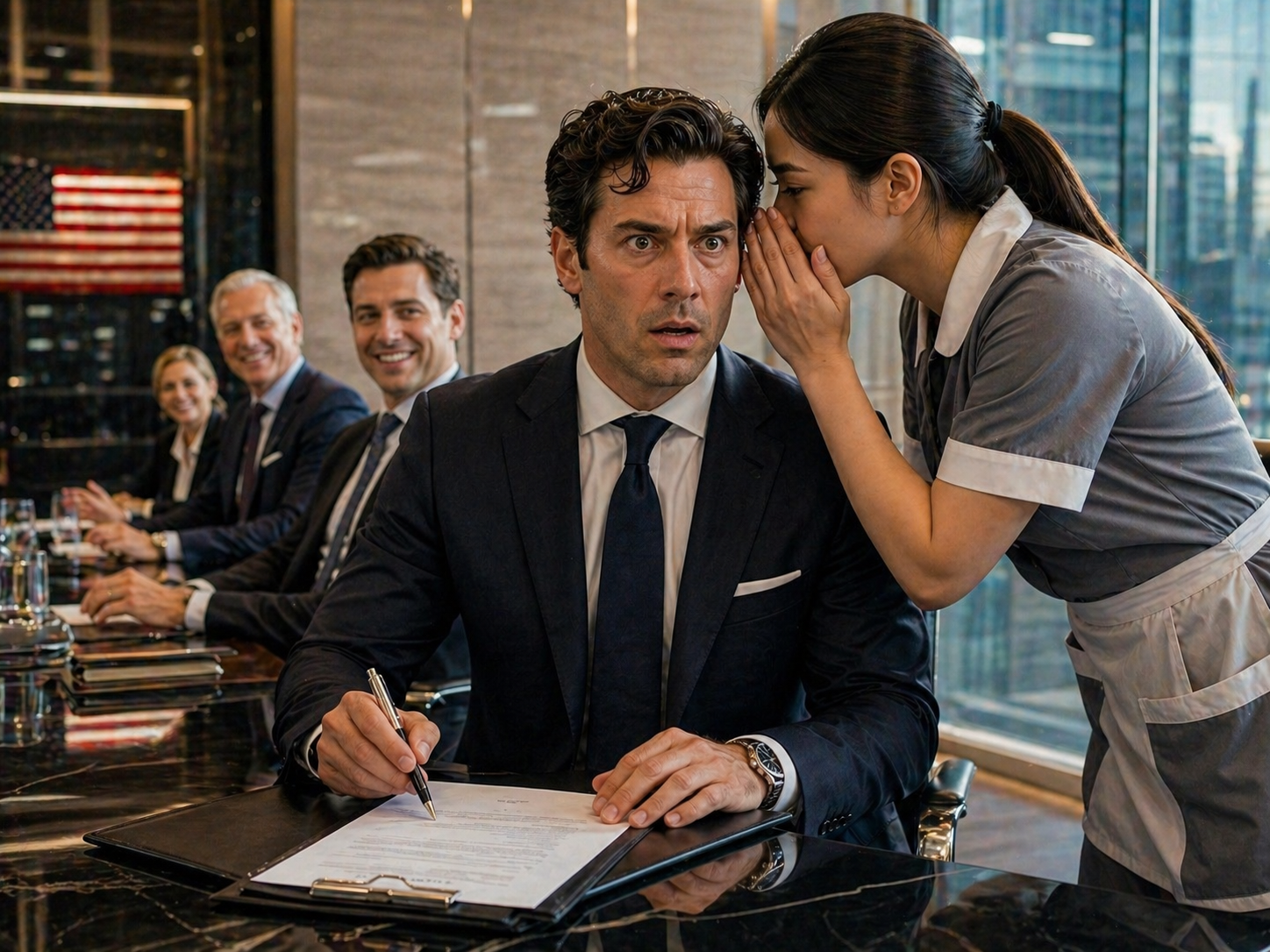 A Billionaire Was About To Sign A Deal… Until A Cleaner Whispered One Sentence